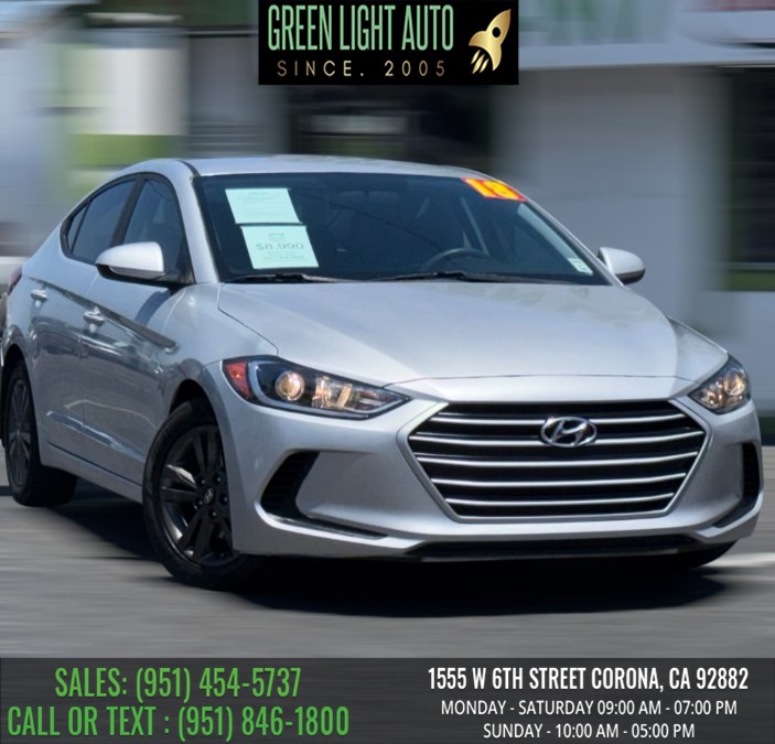 Used 2018 Hyundai Elantra in Corona, California | Green Light Auto. Corona, California