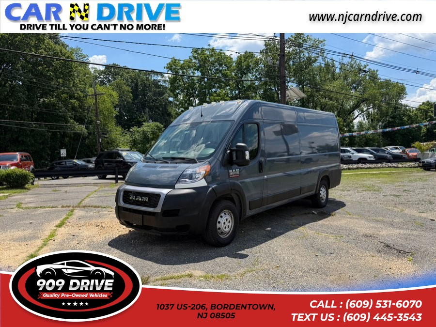 2020 Ram Promaster 3500 Cargo Van High Roof 159 WB EXT, available for sale in BORDENTOWN, New Jersey | 909 Drive. BORDENTOWN, New Jersey