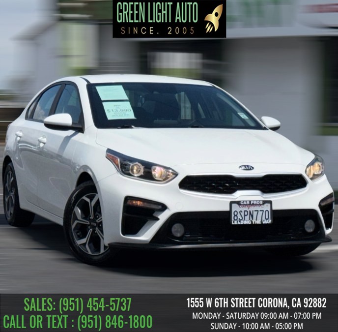 Used 2021 Kia Forte in Corona, California | Green Light Auto. Corona, California