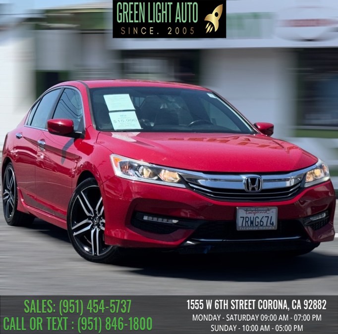 Used 2016 Honda Accord Sedan in Corona, California | Green Light Auto. Corona, California
