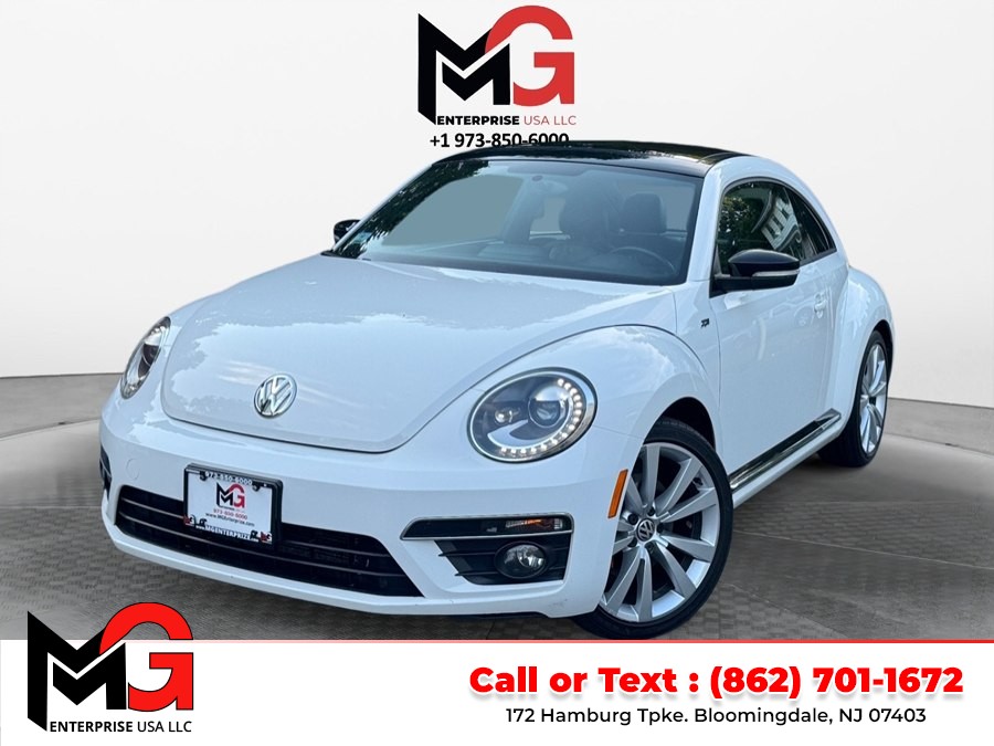 2014 Volkswagen Beetle Coupe 2dr DSG 2.0T Turbo R-Line w/Sun/Sound PZEV, available for sale in Bloomingdale, New Jersey | MG Enterprise USA. Bloomingdale, New Jersey