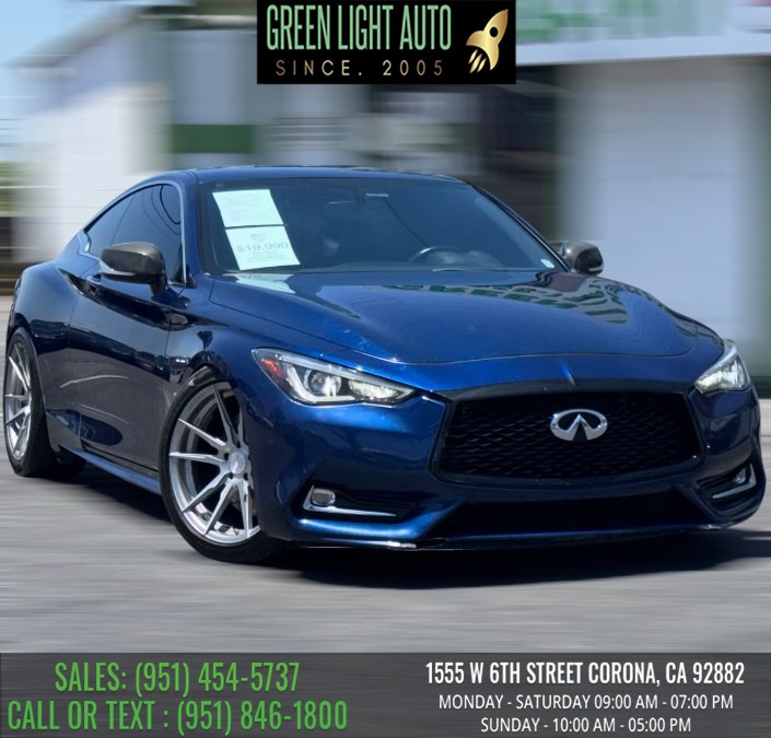 2017 INFINITI Q60 3.0t Premium RWD, available for sale in Corona, California | Green Light Auto. Corona, California