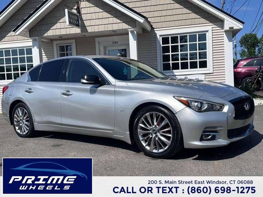 2014 INFINITI Q50 4dr Sdn Premium RWD, available for sale in East Windsor, Connecticut | Prime Wheels. East Windsor, Connecticut