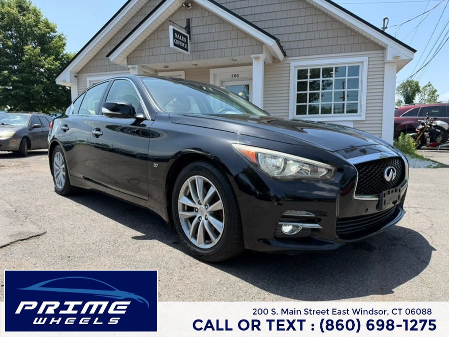 2014 Infiniti Q50 4dr Sdn Premium AWD, available for sale in East Windsor, Connecticut | Prime Wheels. East Windsor, Connecticut