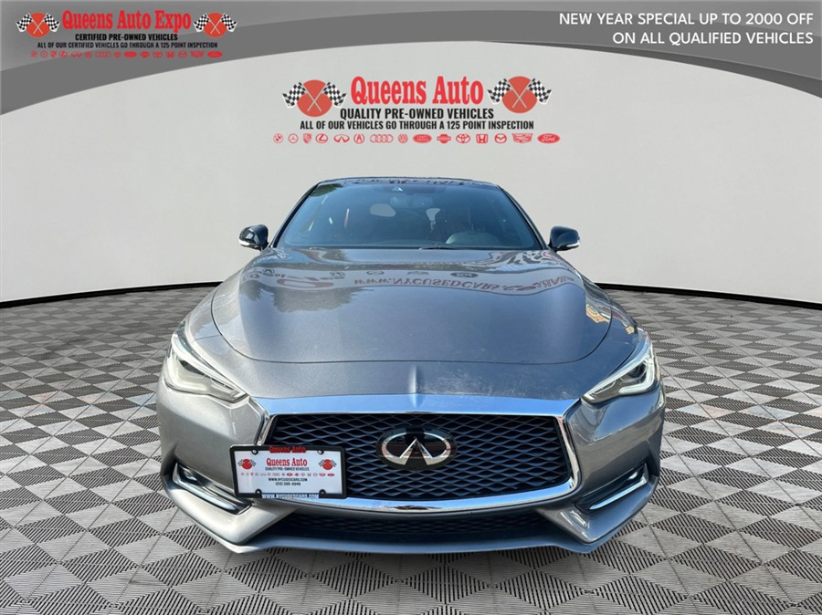 Gray 2019 INFINITI Q60 Coupe Rear-Wheel Drive Automatic
