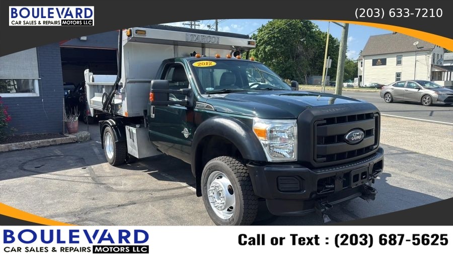 Used 2012 Ford F550 Super Duty Regular Cab & Chassis in New Haven, Connecticut | Boulevard Motors LLC. New Haven, Connecticut