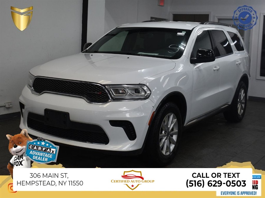 2023 Dodge Durango SXT, available for sale in Hempstead, New York | Certified Auto Group. Hempstead, New York