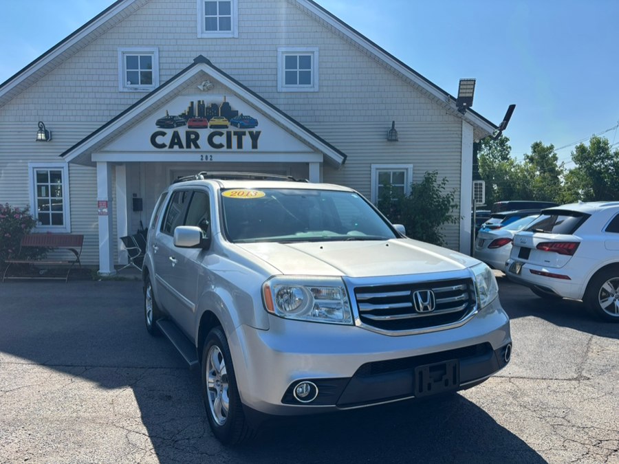 Alabaster Silver Metallic 2013 Honda Pilot SUV / Crossover Four-Wheel Drive Automatic