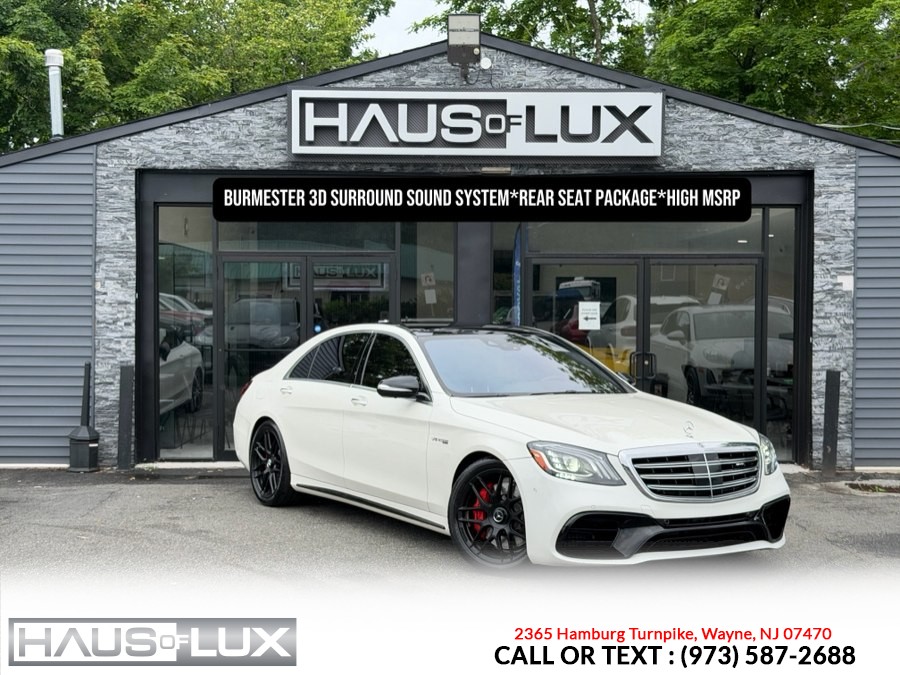 2019 Mercedes-Benz S-Class AMG S 63 4MATIC+ Sedan