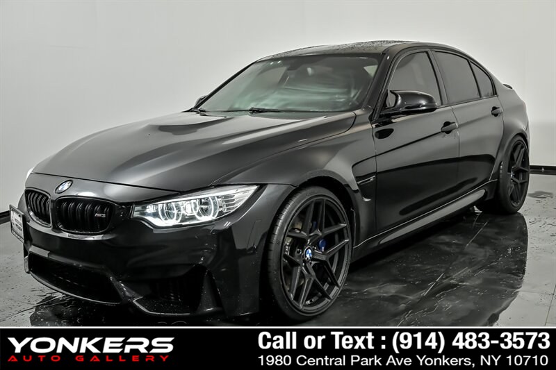 Black Sapphire Metallic 2017 BMW M3 Sedan Rear-Wheel Drive Automatic