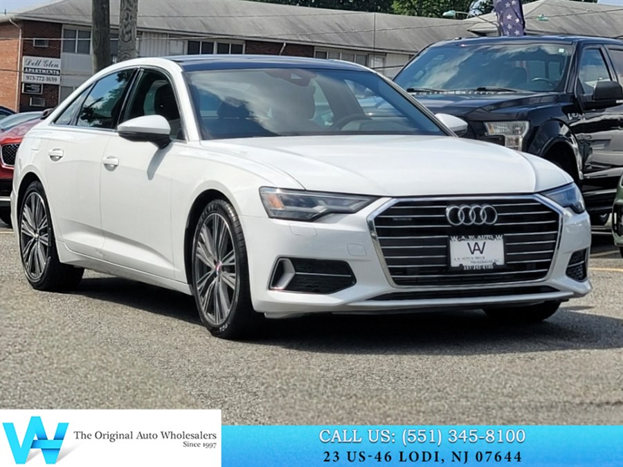 Glacier White Metallic 2019 Audi A6 Sedan All-Wheel Drive Automatic