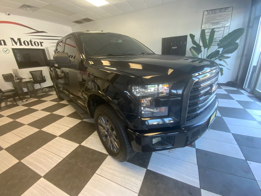 Black 2016 Ford F-150 Pickup Truck Four-Wheel Drive Automatic