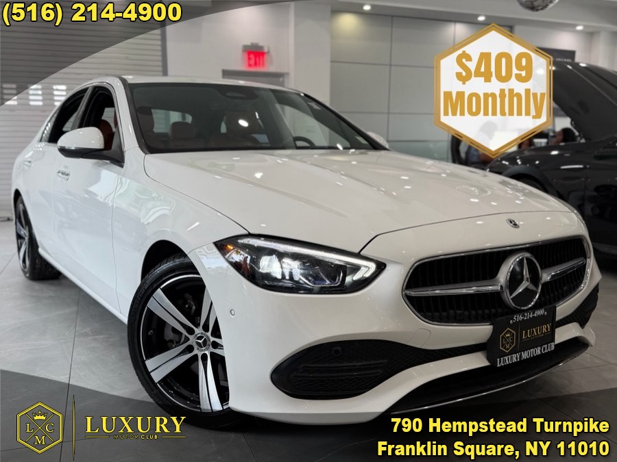 Polar White 2025 Mercedes-Benz C-Class Sedan All-Wheel Drive Automatic