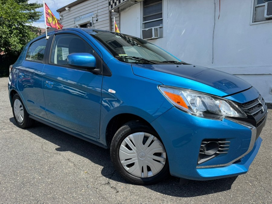Blue 2024 Mitsubishi Mirage Hatchback Front-Wheel Drive Automatic