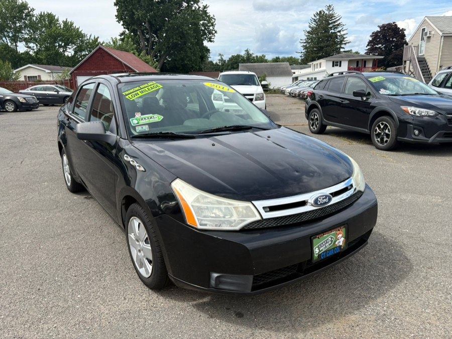 Black 2011 Ford Focus Sedan Front-Wheel Drive Automatic