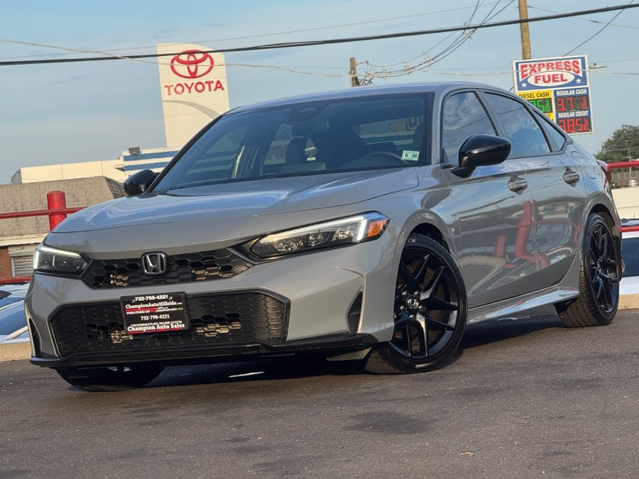 Urban Gray Pearl 2025 Honda Civic Sedan Front-Wheel Drive Automatic