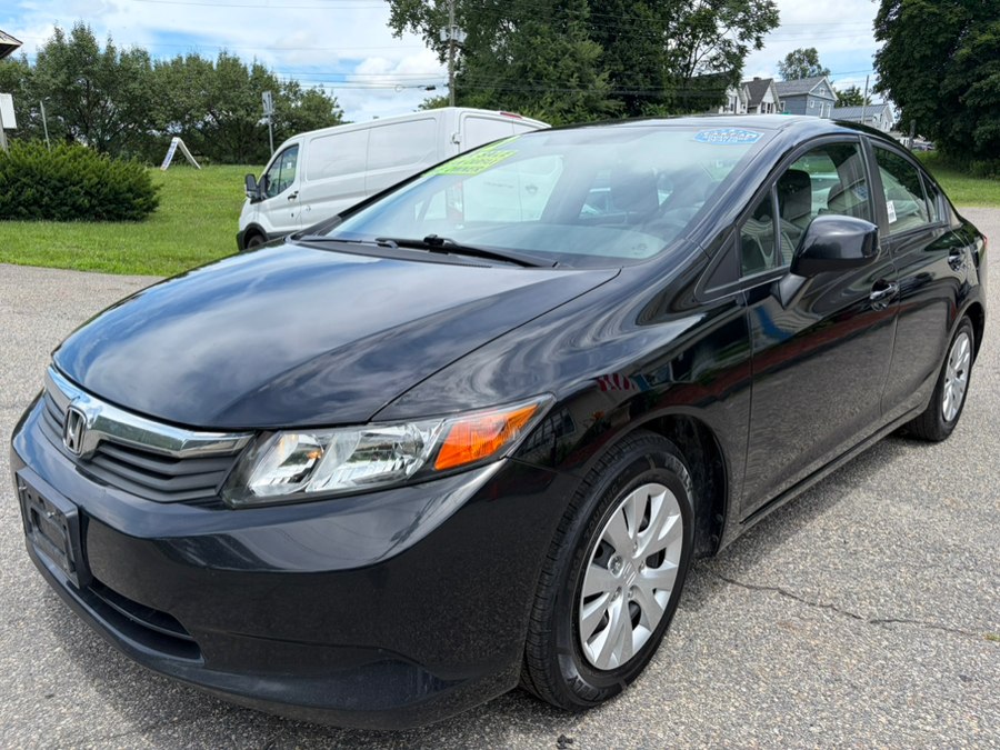 2012 Honda Civic Sdn 4dr Auto LX, available for sale in New Milford, Connecticut | Faustos Auto Body and Repairs LLC. New Milford, Connecticut