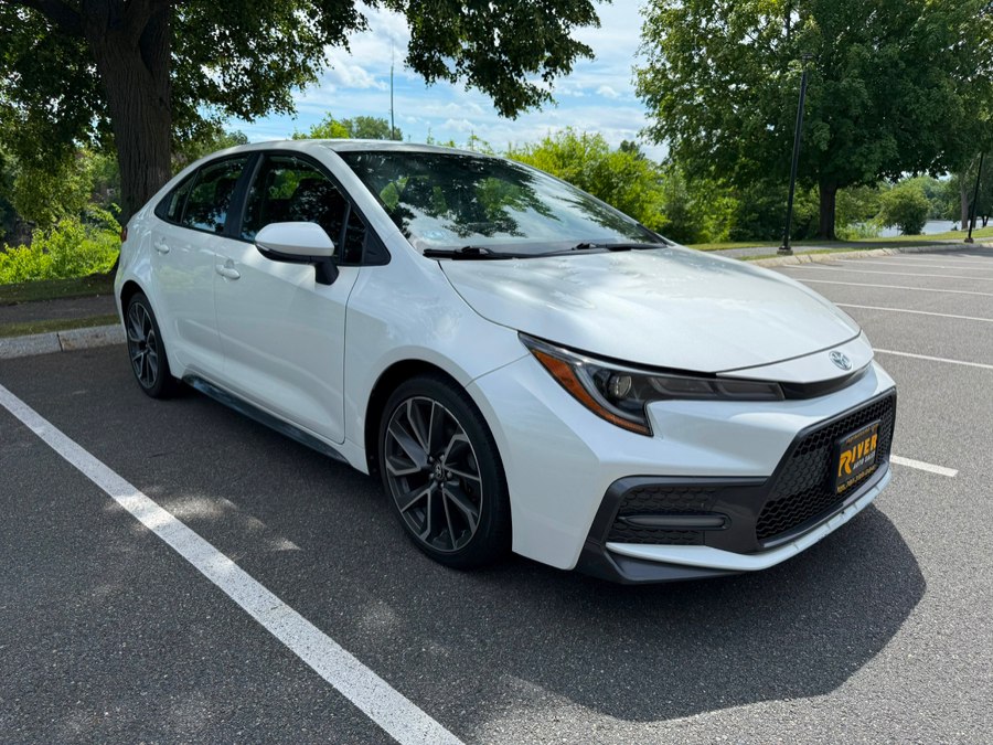 White 2020 Toyota Corolla Sedan Front-Wheel Drive Automatic