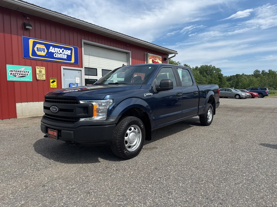 Blue 2020 Ford F-150 Pickup Truck Four-Wheel Drive Automatic