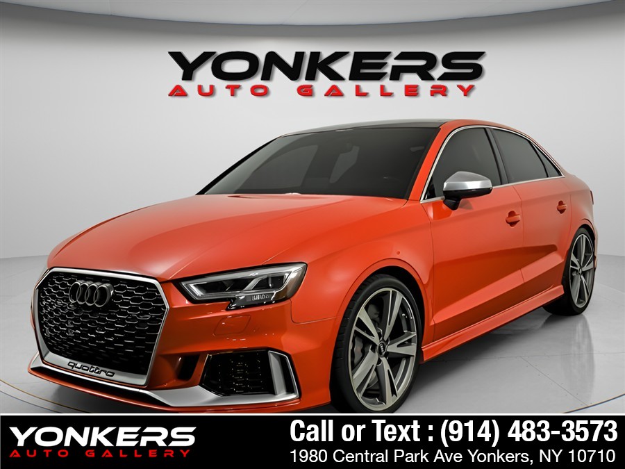Catalunya Red Metallic 2018 Audi RS 3 Sedan All-Wheel Drive Automatic