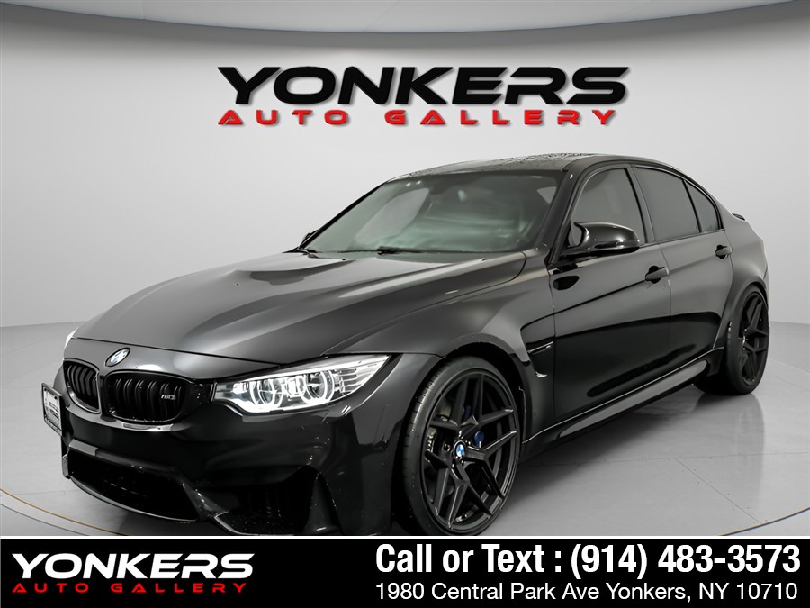 Black Sapphire Metallic 2017 BMW M3 Sedan Rear-Wheel Drive Automatic