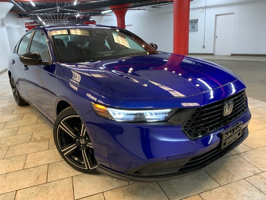 Blue 2024 Honda Accord Hybrid Sedan Front-Wheel Drive Automatic