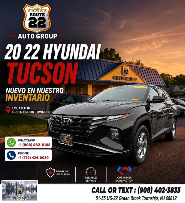 Used 2022 Hyundai Tucson in Green Brook Township, New Jersey | Route 22 Auto Group. Green Brook Township, New Jersey