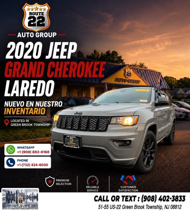 Used 2020 Jeep Grand Cherokee in Green Brook Township, New Jersey | Route 22 Auto Group. Green Brook Township, New Jersey