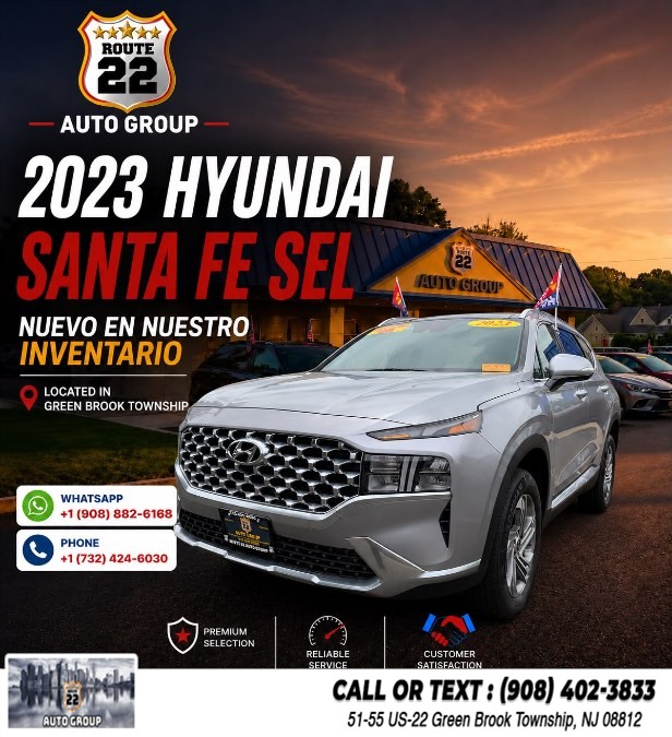 Used 2023 Hyundai Santa Fe in Green Brook Township, New Jersey | Route 22 Auto Group. Green Brook Township, New Jersey
