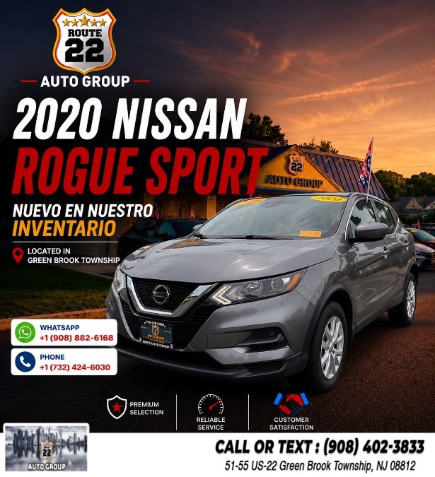 Used 2020 Nissan Rogue Sport in Green Brook Township, New Jersey | Route 22 Auto Group. Green Brook Township, New Jersey