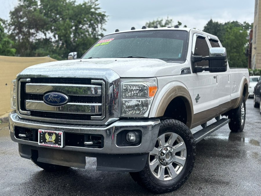 White 2014 Ford F-350 Super Duty Pickup Truck Four-Wheel Drive Automatic