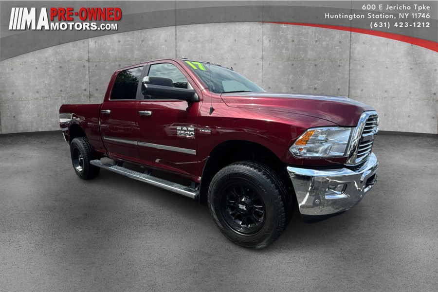Red 2017 RAM 3500 Pickup Truck Four-Wheel Drive Automatic