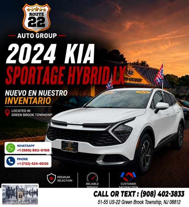 Used 2024 Kia Sportage Hybrid in Green Brook Township, New Jersey | Route 22 Auto Group. Green Brook Township, New Jersey