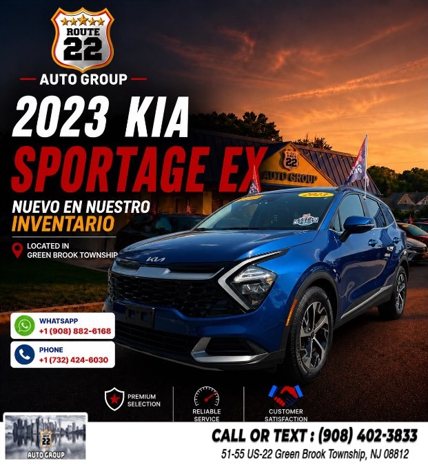 Used 2023 Kia Sportage in Green Brook Township, New Jersey | Route 22 Auto Group. Green Brook Township, New Jersey