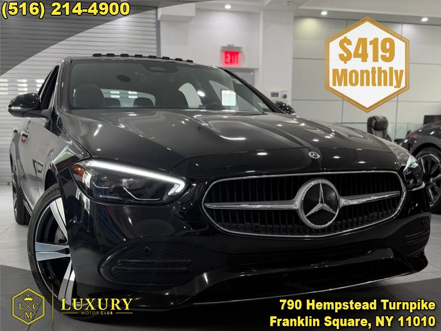 Black 2025 Mercedes-Benz C-Class Sedan All-Wheel Drive Automatic