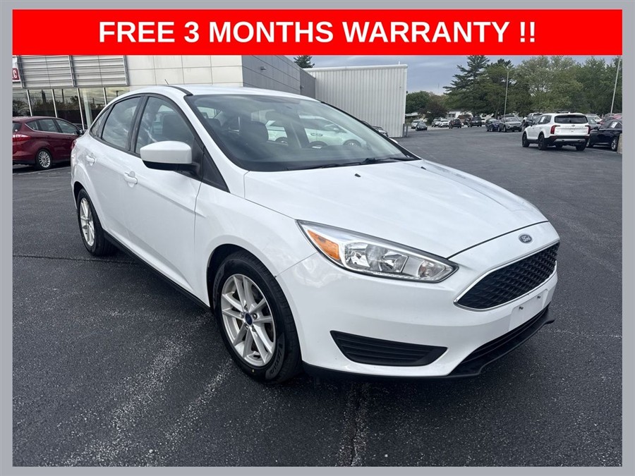 Oxford White 2018 Ford Focus Sedan Front-Wheel Drive Automatic