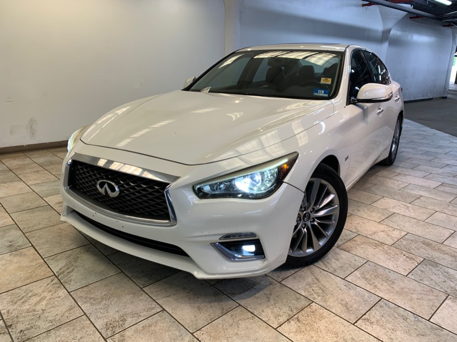 Majestic White 2018 INFINITI Q50 Sedan All-Wheel Drive Automatic