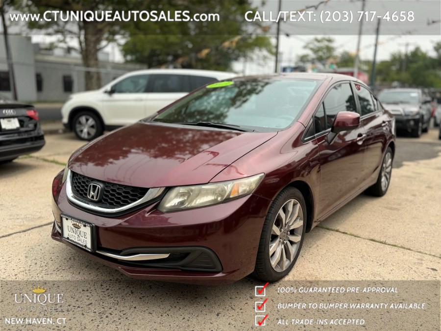 Used 2013 Honda Civic Sdn in New Haven, Connecticut | Unique Auto Sales LLC. New Haven, Connecticut