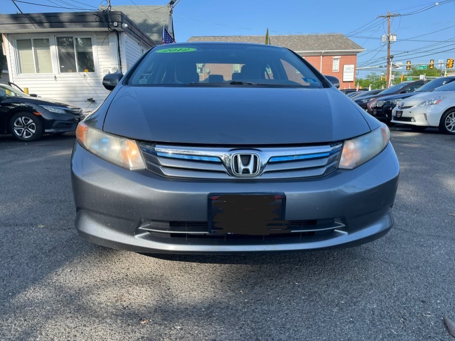 Alabaster Silver Metallic 2012 Honda Civic Hybrid Sedan Front-Wheel Drive Automatic