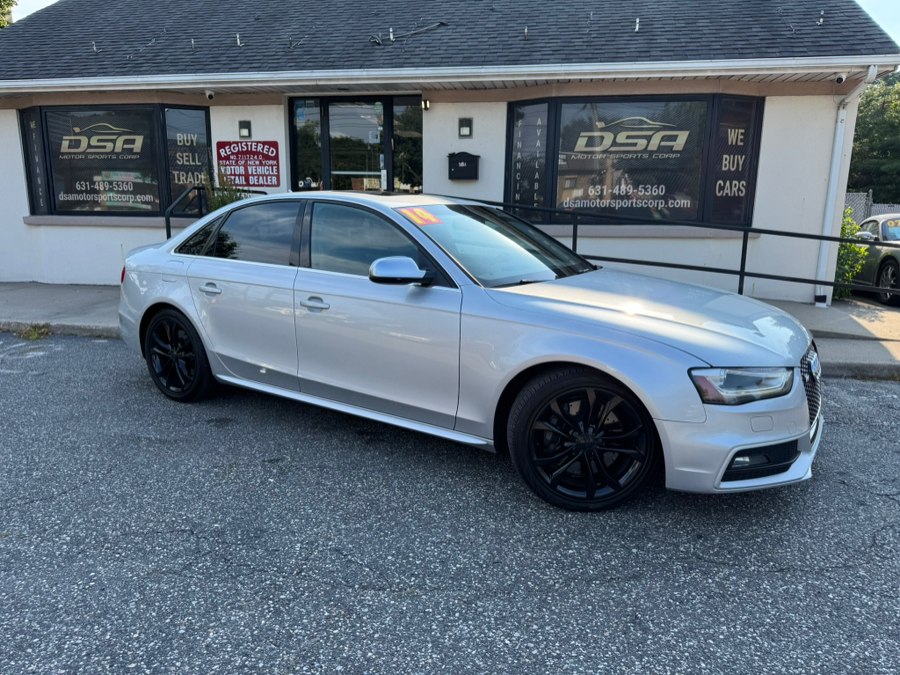 Ice Silver Metallic 2014 Audi S4 Sedan All-Wheel Drive Automatic