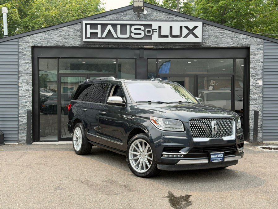 Blue 2021 Lincoln Navigator SUV / Crossover Four-Wheel Drive Automatic