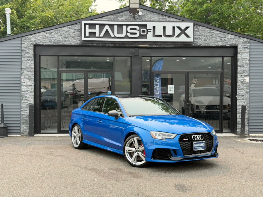 Blue 2019 Audi RS 3 Sedan All-Wheel Drive Automatic