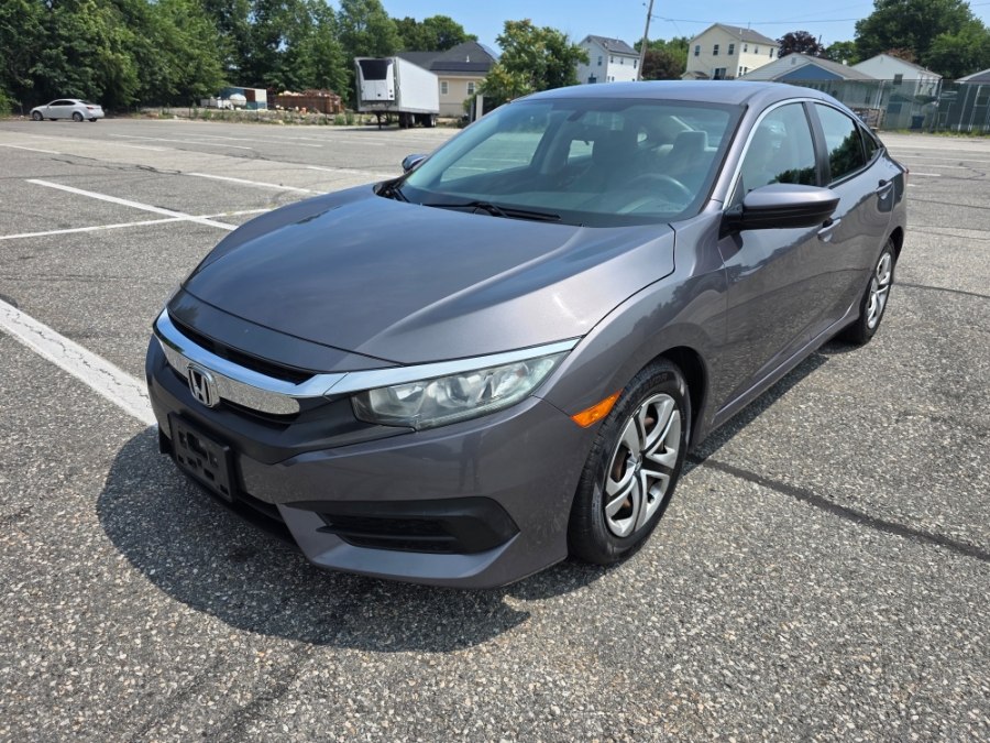 Gray 2016 Honda Civic Sedan Front-Wheel Drive Automatic