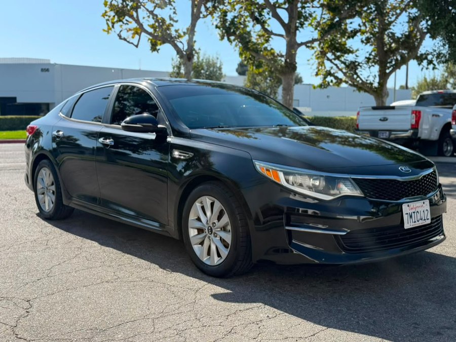 Black 2016 Kia Optima Sedan Front-Wheel Drive Automatic