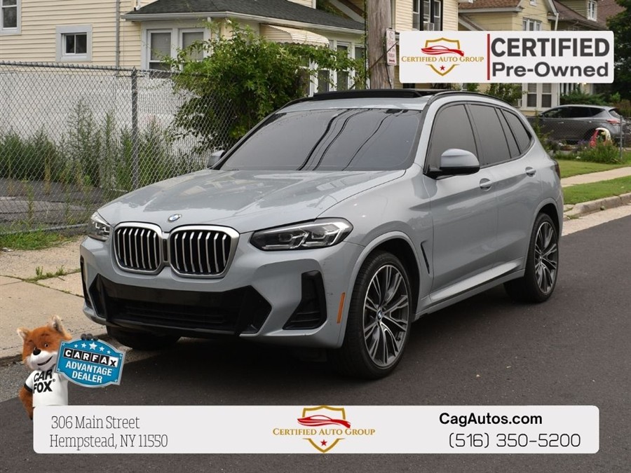 Gray Metallic 2023 BMW X3 SUV / Crossover Rear-Wheel Drive Automatic