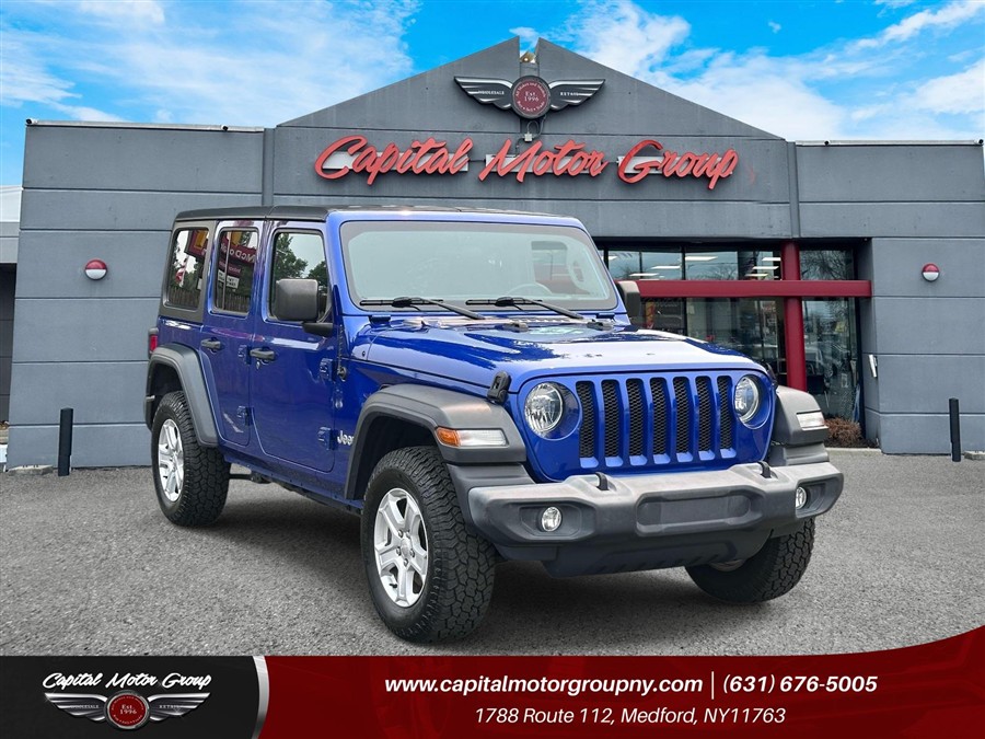 Blue 2018 Jeep Wrangler SUV / Crossover Four-Wheel Drive Automatic