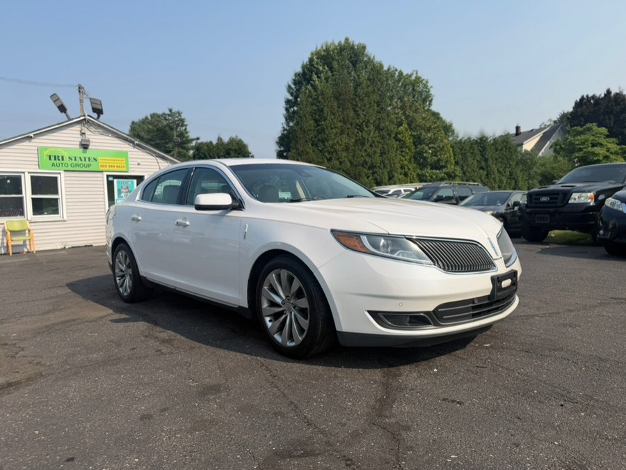 White Platinum Metallic Tri-Coat 2014 Lincoln MKS Sedan Front-Wheel Drive Automatic