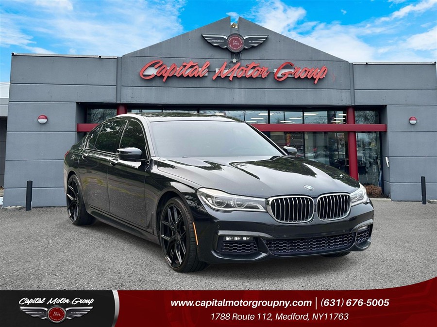 Black 2017 BMW 7 Series Sedan All-Wheel Drive Automatic
