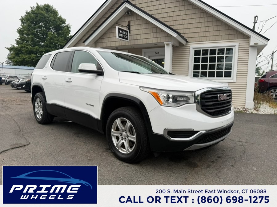 2019 GMC Acadia AWD 4dr SLE w/SLE-1, available for sale in East Windsor, Connecticut | Prime Wheels. East Windsor, Connecticut