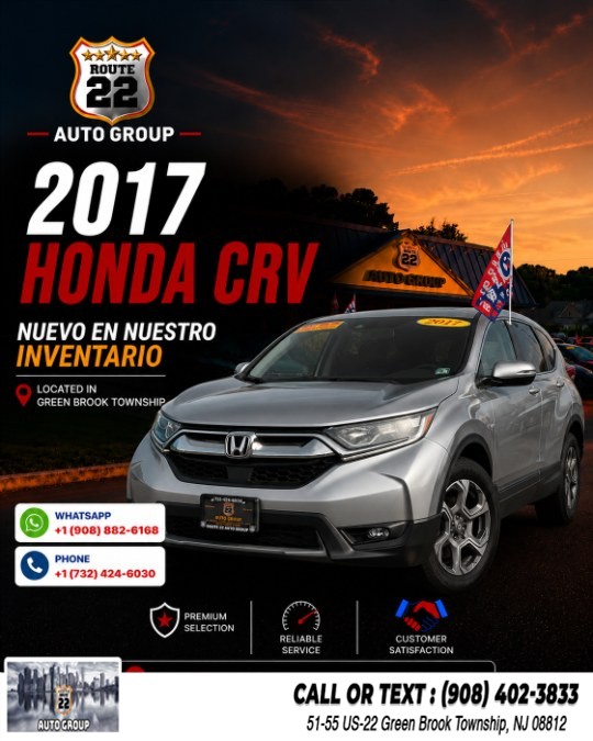 Used 2017 Honda CR-V in Green Brook Township, New Jersey | Route 22 Auto Group. Green Brook Township, New Jersey